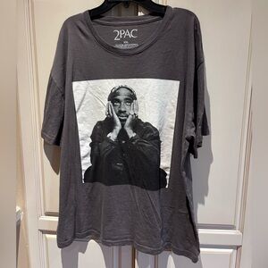 2Pac t-shirt dark gray size XXL